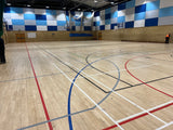 Reclaimed Junckers Beech Sports Hall Hardwood Timber Flooring Boards (Per SQM)