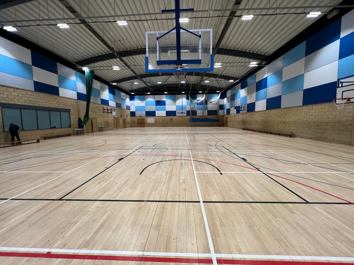 Reclaimed Junckers Beech Sports Hall Hardwood Timber Flooring Boards (Per SQM)