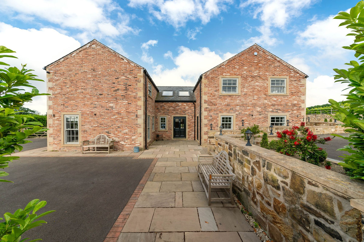 Farmhouse Built Using Reclaimed Handmade Bricks, Sheffield