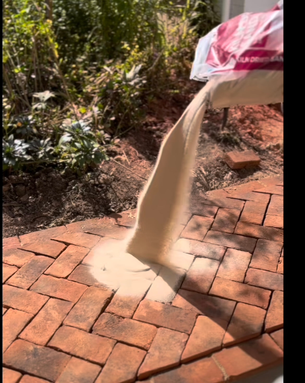 Handmade Brick Pavers used in Garden Design in Devon