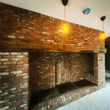 Reclaimed Tudor Handmade Brick Slip Tile - Cut From Real Reclaimed Bricks
