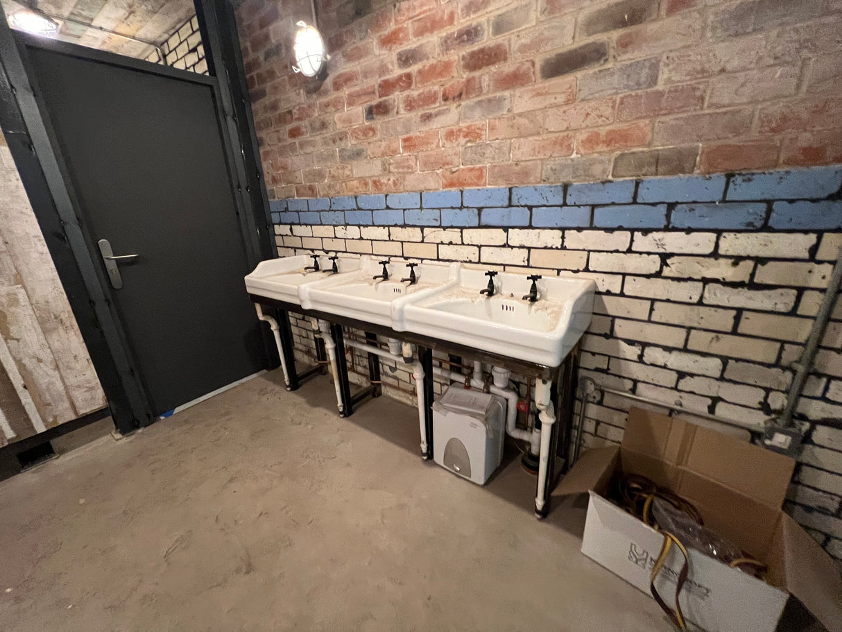 Reclaimed Industrial Toilet Fitout at Bar in Sheffield
