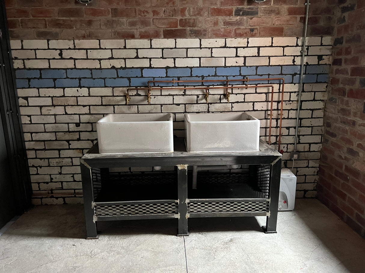 Reclaimed Industrial Toilet Fitout at Bar in Sheffield