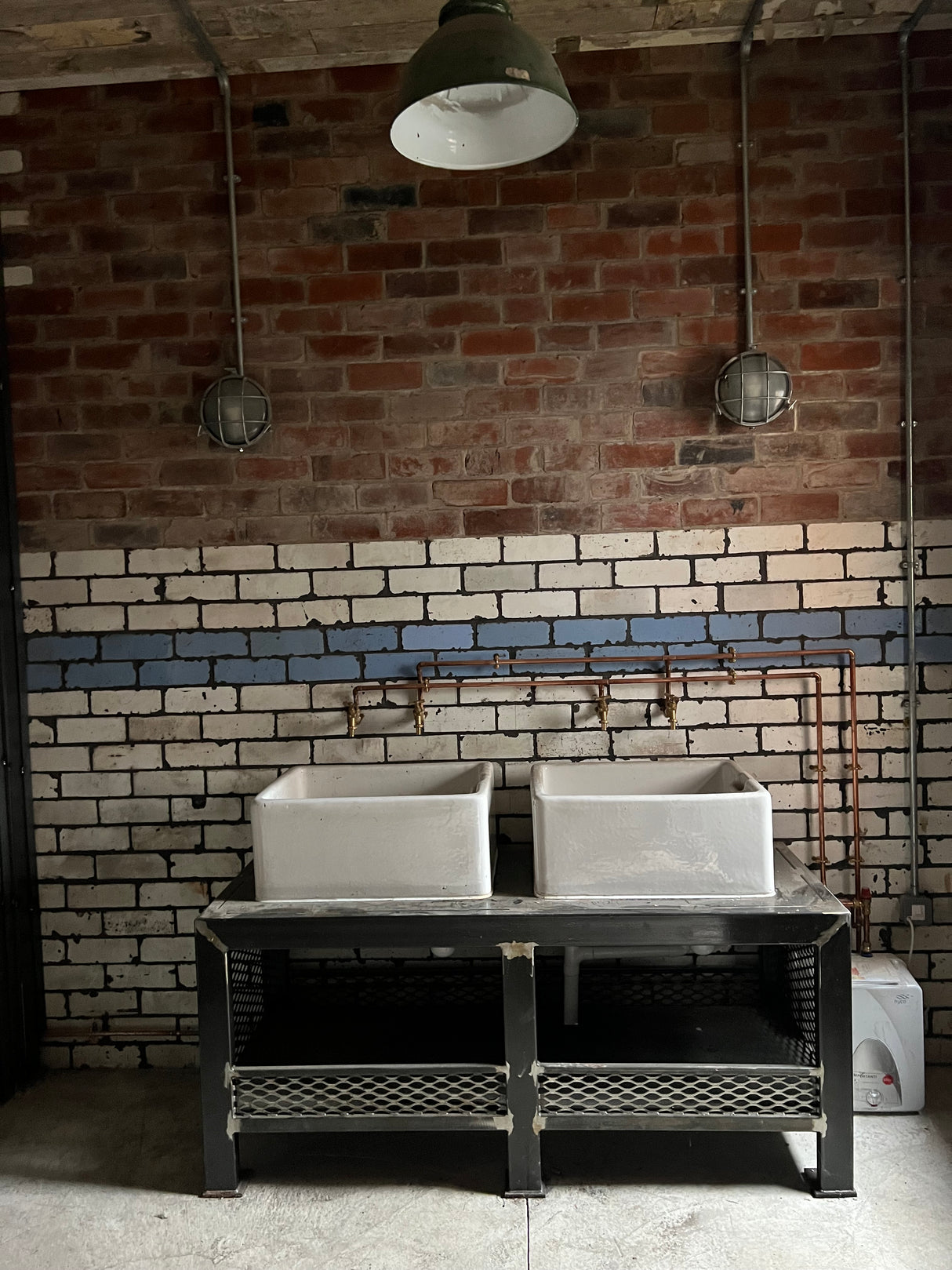 Reclaimed Industrial Toilet Fitout at Bar in Sheffield
