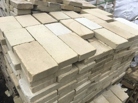 Tumbled Yorkstone Cobble Setts 