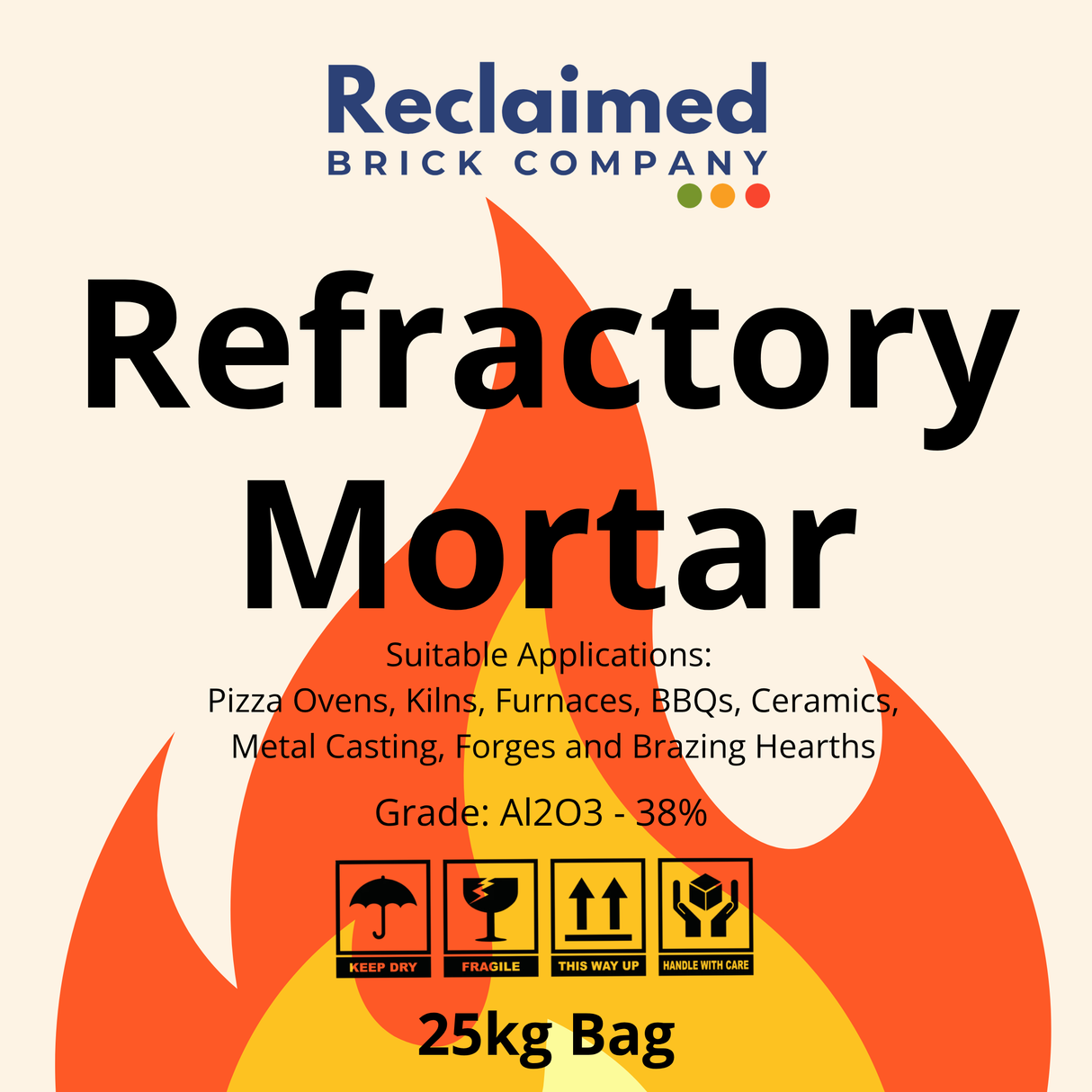 Refractory Mortar - 25kg Bag