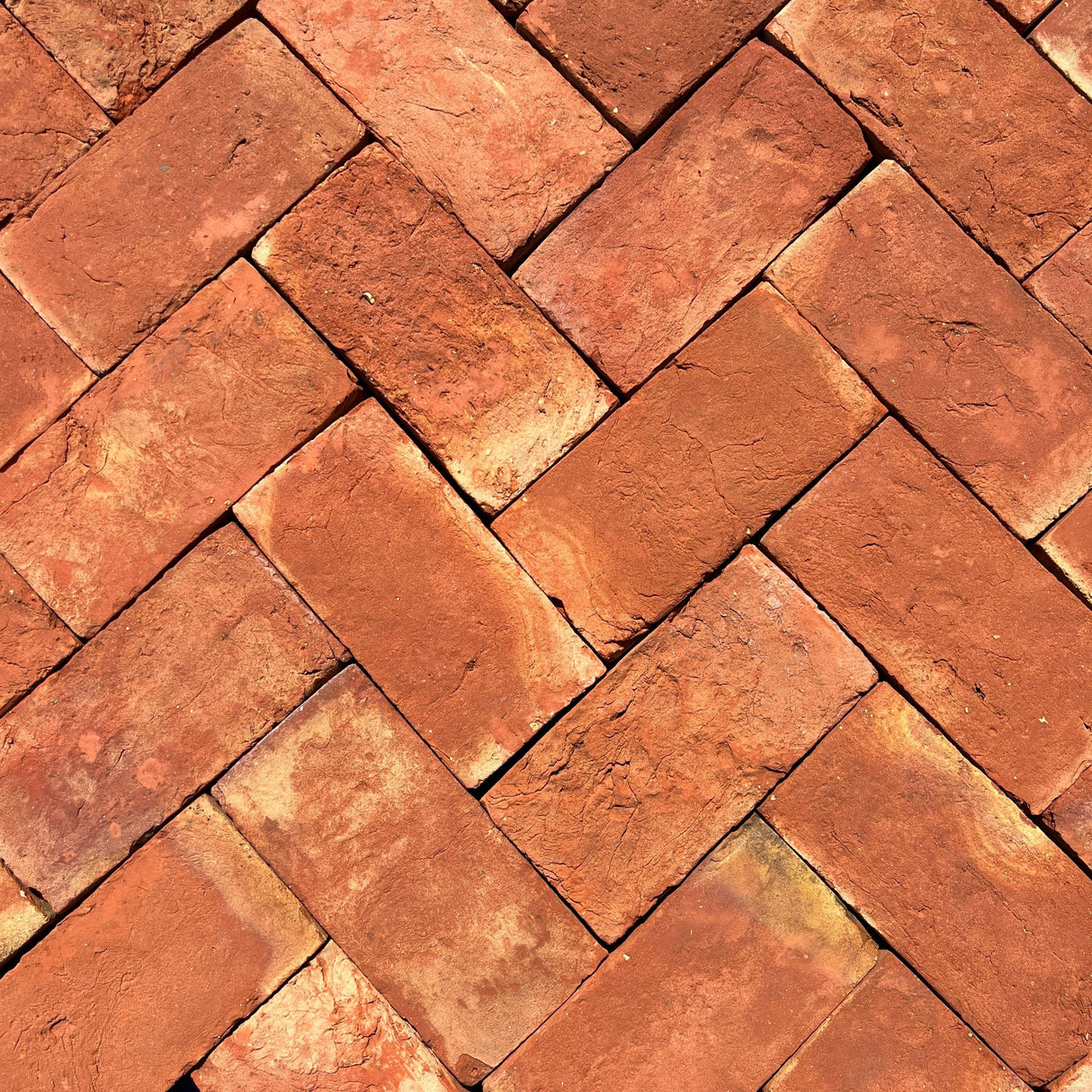 Arundel Red Handmade Clay Paving Brick Paver - Reclaimed Brick Company