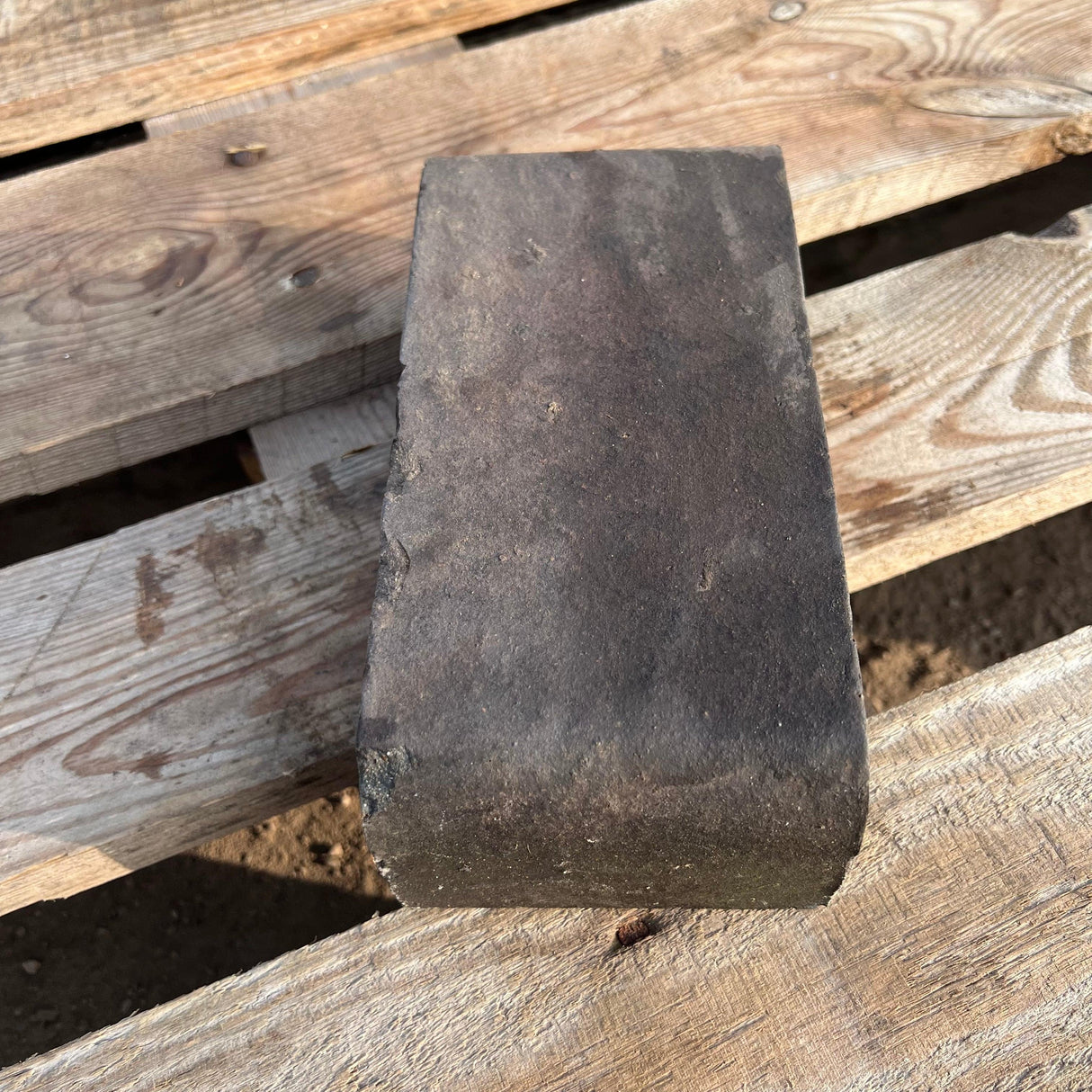 Blue Double Bullnose Coping Bricks - Reclaimed Brick Company