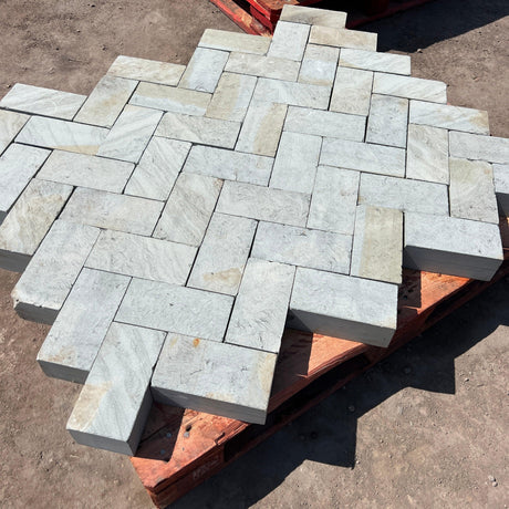 New Blue Limestone Paving Setts - Reclaimed Brick Company