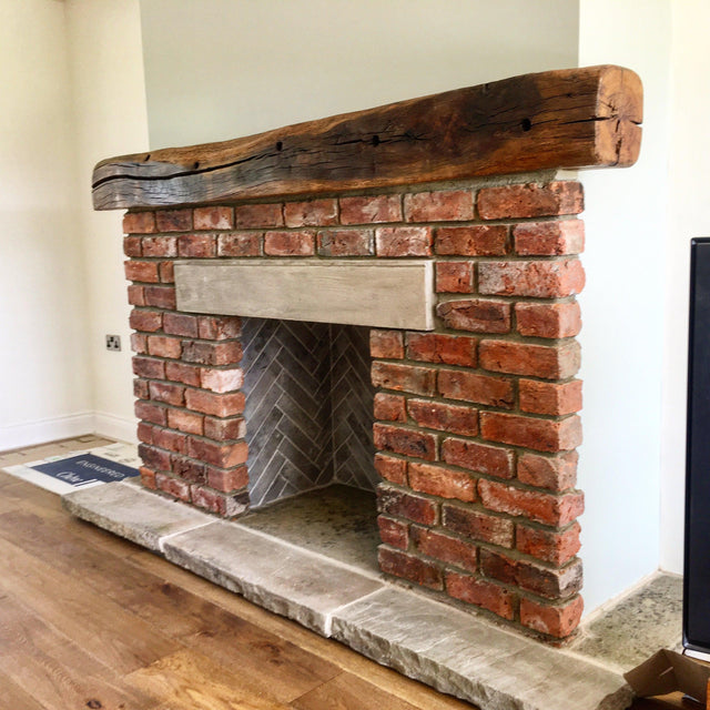 Brick & Oak Fireplace, Holmfirth - Reclaimed Brick Company