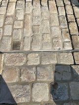 Court Yard using Reclaimed Gritstone Cobbles, Bristol - Reclaimed Brick Company