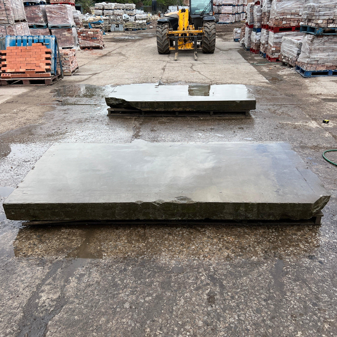 Enormous Reclaimed Slab Flag Stone | Large Flag Stone – Reclaimed Brick ...