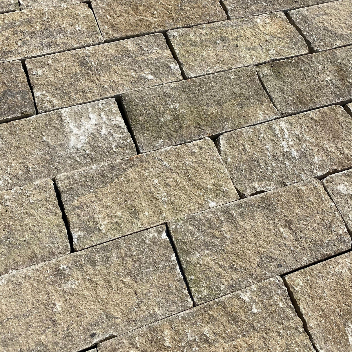 Forticrete Weathered Buff Re-Constituted Stone - Packs of 5 sqm - Reclaimed Brick Company