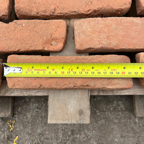 Georgian Handmade Brick Slip / Tile - Cut From Real Reclaimed Bricks - Reclaimed Brick Company