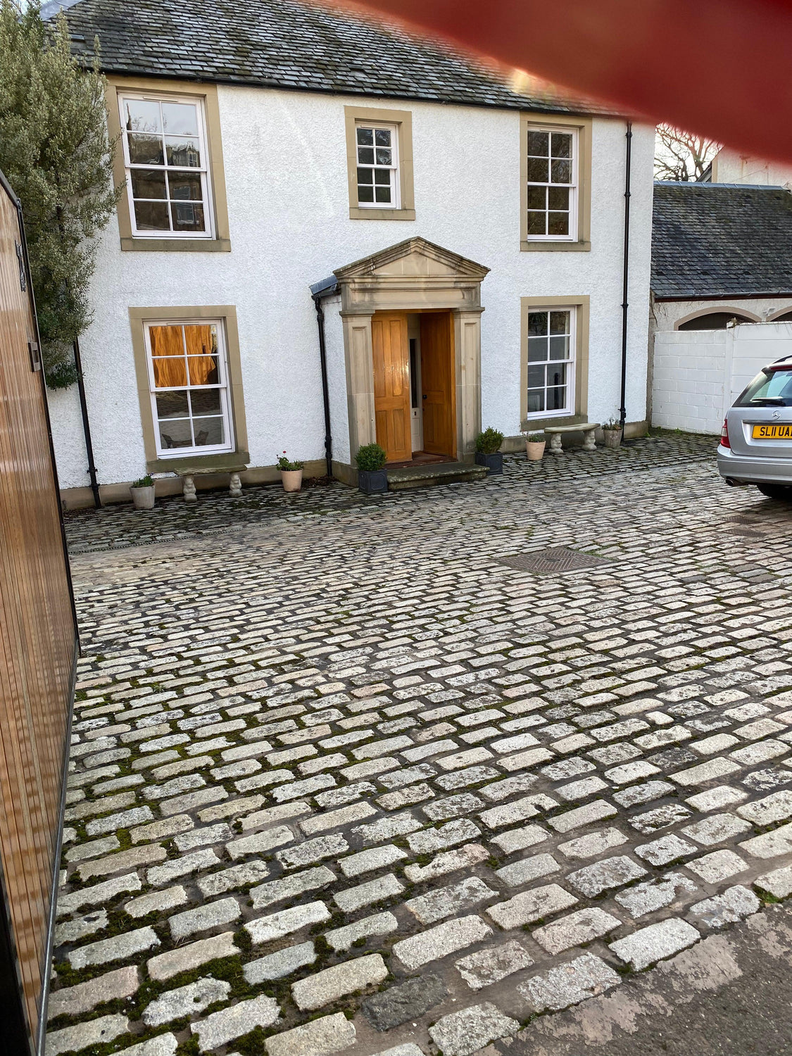 Granite Driveway, Edinburgh, Scotland – Reclaimed Brick Company
