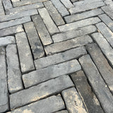 grey Stacker Herringbone Handmade Paving Bricks