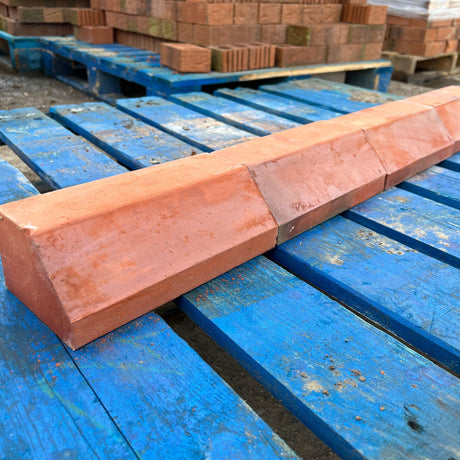 Imperial Red Stretcher Plinth Brick - New - Reclaimed Brick Company