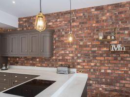 Industrial Blend Brick Tile - Reclaimed Brick Company