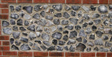 Knapped Flint Stone Walling