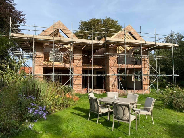 Large Extension using Matching Reclaimed Bricks, Rugeley, Staffordshire - Reclaimed Brick Company