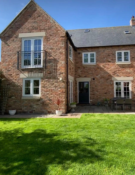 New Build Home Built with Reclaimed Wirecut Bricks - Cirencester, England - Reclaimed Brick Company