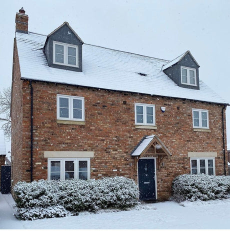 New Build Home Built with Reclaimed Wirecut Bricks - Cirencester, England - Reclaimed Brick Company