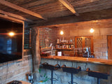Outdoor Bar & BBQ Area Built Using Reclaimed Materials, Wakefield - Reclaimed Brick Company