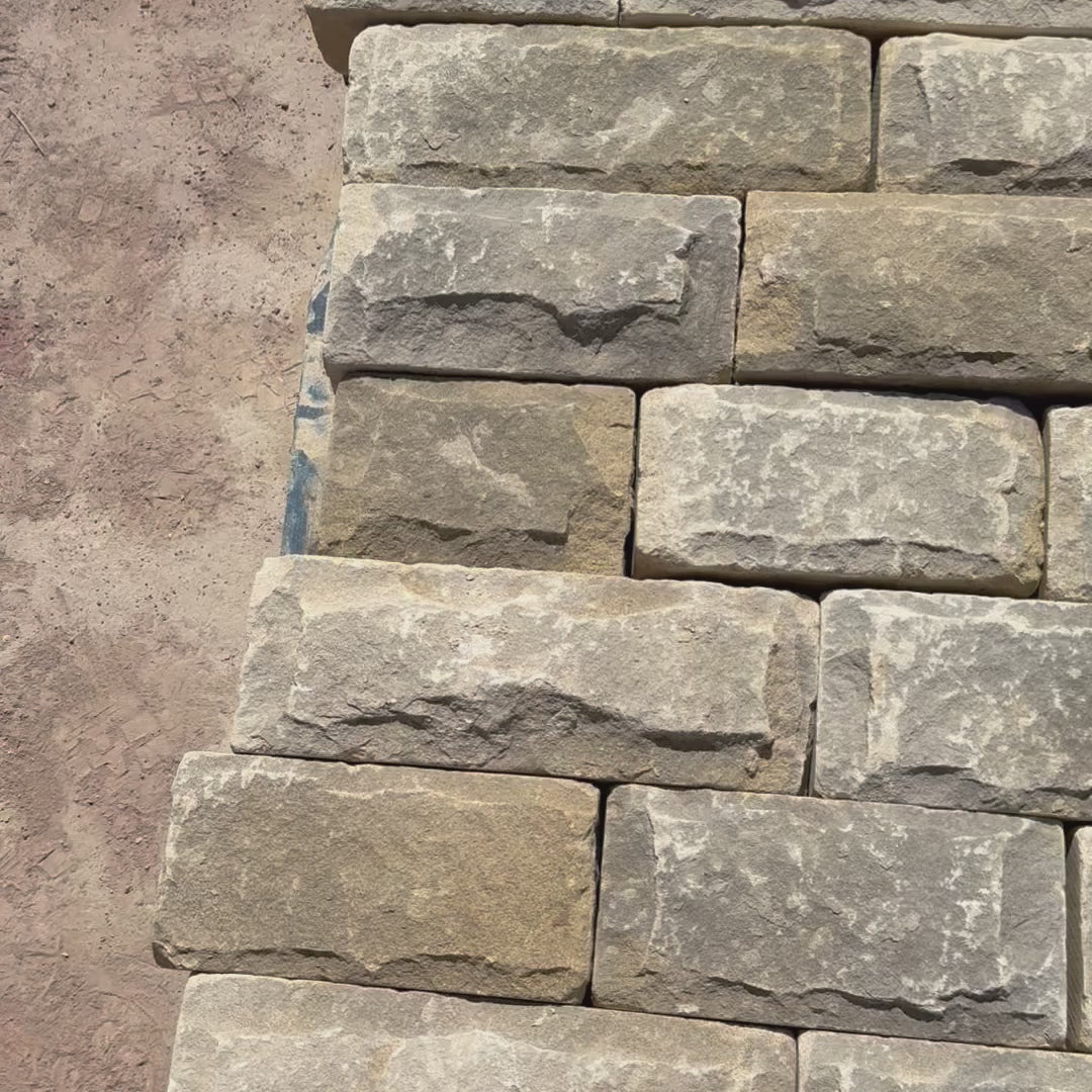 140mm Britannia Weathered Pitched Building Stone - Per SQM
