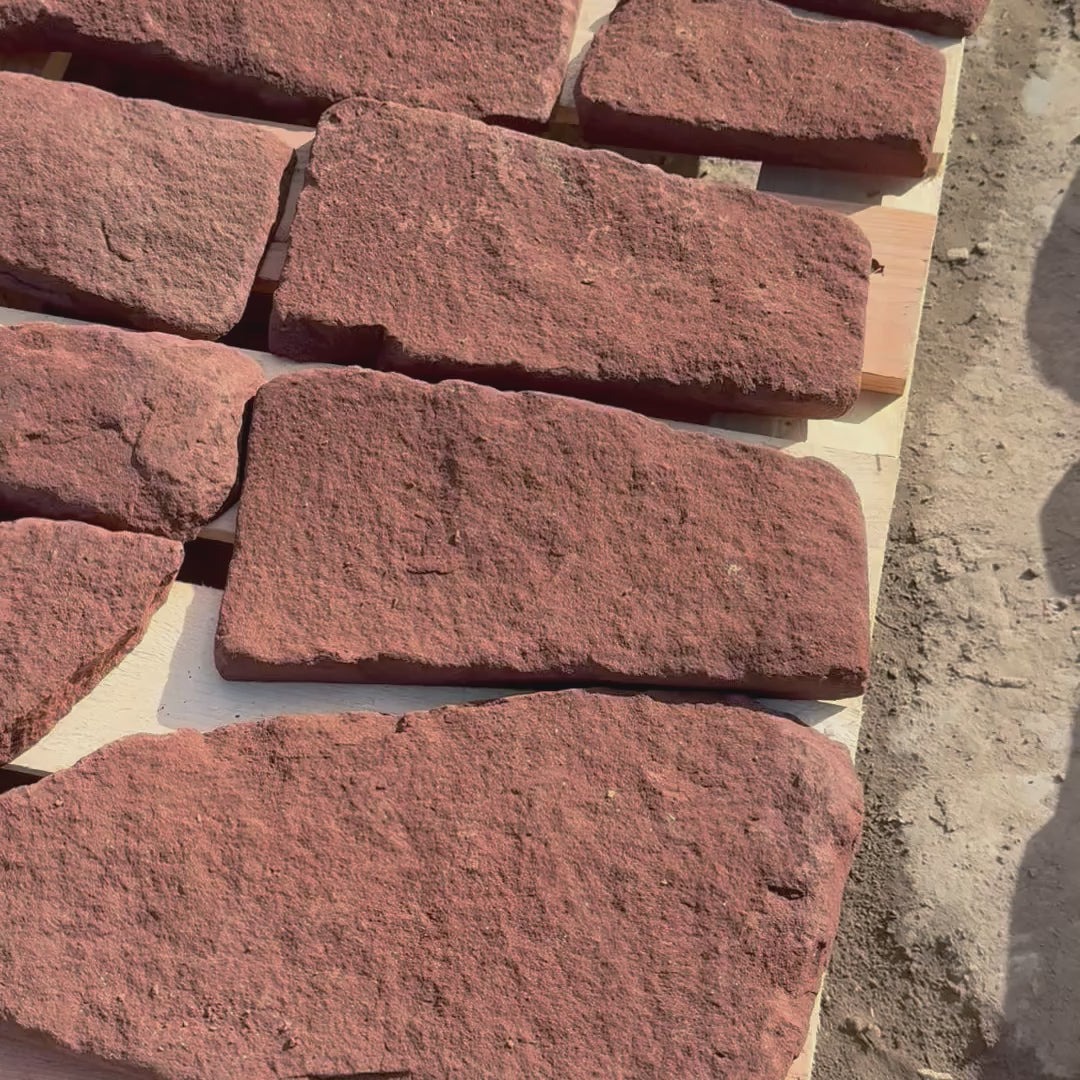 Cheshire Red Sandstone Cladding