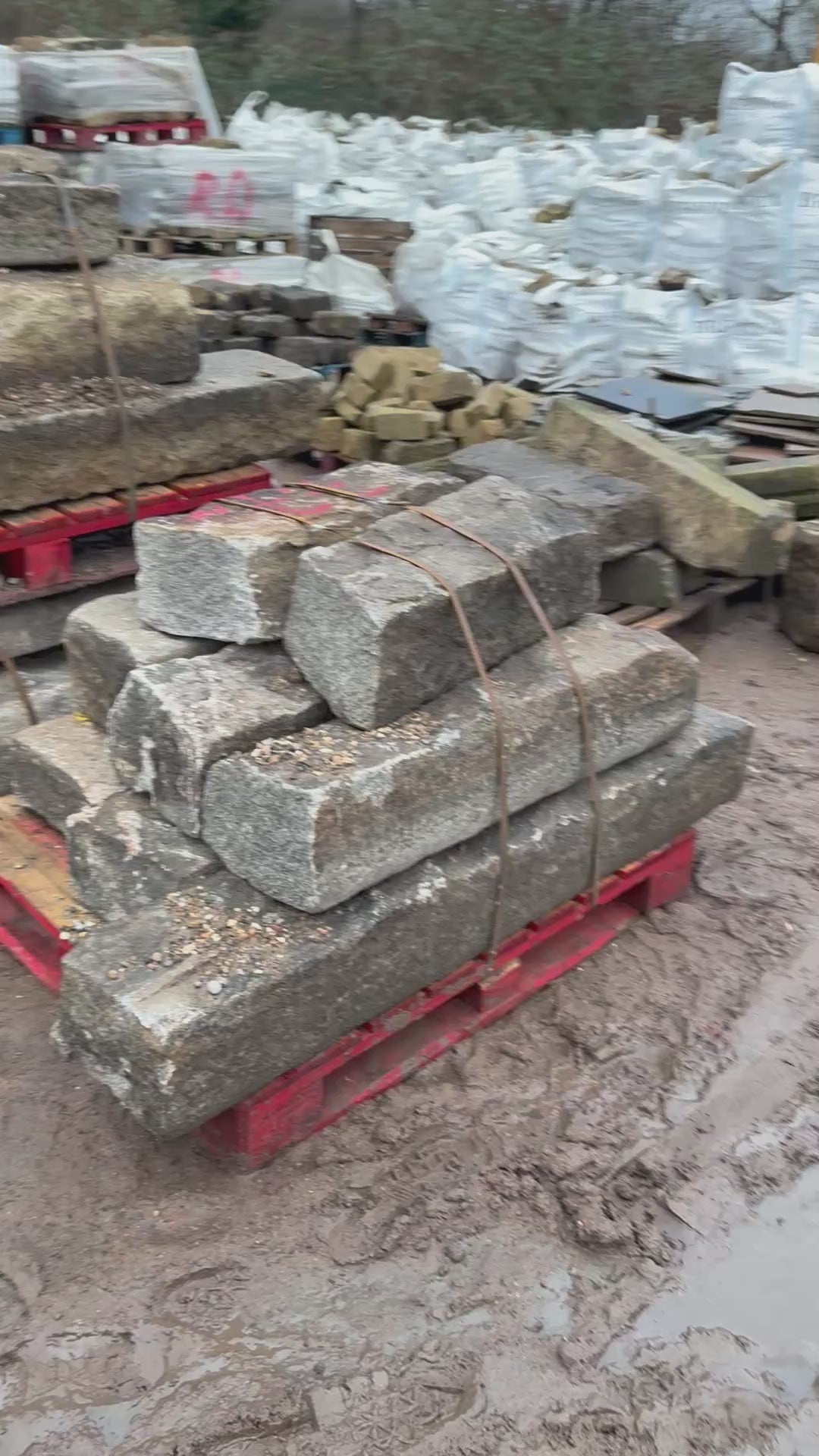 Reclaimed 12” x 8” Granite Kerb Stones
