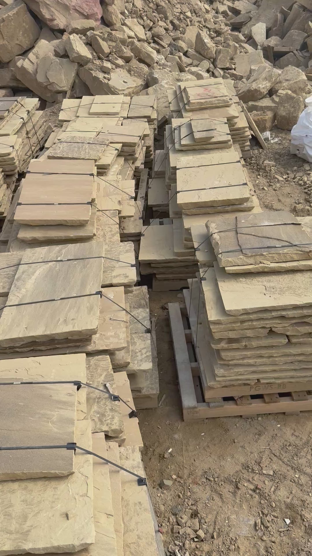 Yorkshire Stone Riven Paving Flags - Per SQM