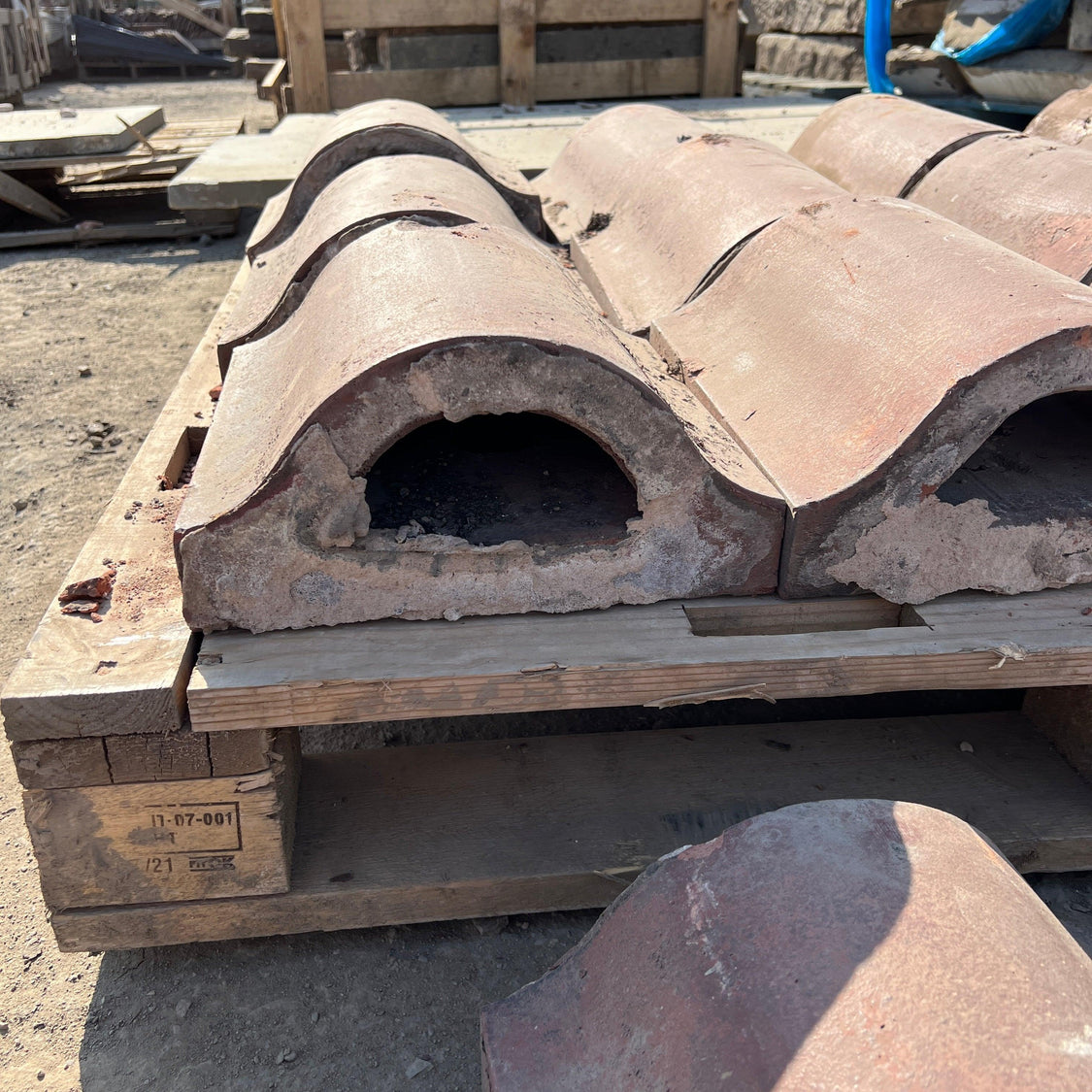 Reclaimed 12” Round Wall Coping Bricks – Reclaimed Brick Company