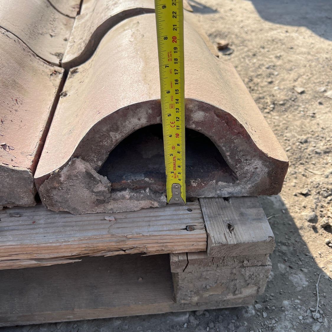 Reclaimed 12” Round Wall Coping Bricks – Reclaimed Brick Company
