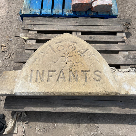 Reclaimed 1884 Infants School Date Stone