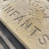 Reclaimed 1884 Infants School Date Stone