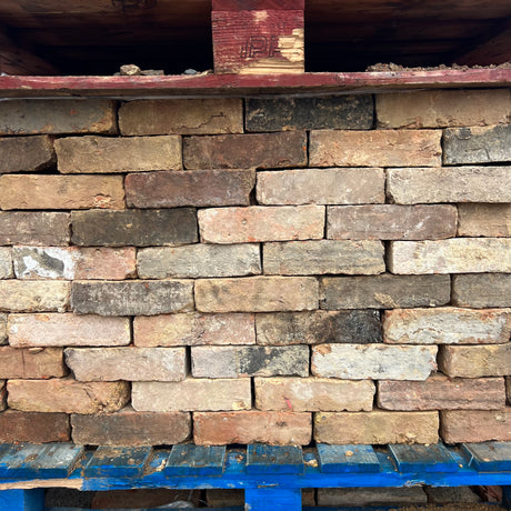 Reclaimed 2 1/2” Cambridge Multi Gault Handmade Bricks | Pack of 250 Bricks | Free Delivery - Reclaimed Brick Company