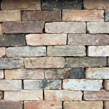 Reclaimed 2 1/2” Cambridge Multi Gault Handmade Bricks | Pack of 250 Bricks | Free Delivery - Reclaimed Brick Company