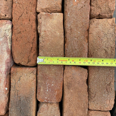 Reclaimed 2 1/4 inch Georgian Handmade Brick | Pack of 450 Bricks - Reclaimed Brick Company