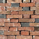 Reclaimed 2 1/4 inch Georgian Handmade Brick with Blue Headers | Pack of 400 Bricks | Free Delivery - Reclaimed Brick Company