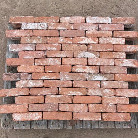 Reclaimed 2 3/8 inch Antique Handmade Brick | Pack of 544 Bricks | Free Delivery - Reclaimed Brick Company