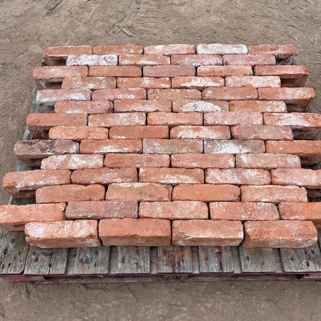 Reclaimed 2 3/8 inch Antique Handmade Brick | Pack of 544 Bricks | Free Delivery - Reclaimed Brick Company