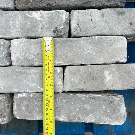 Reclaimed 2 3/8 inch Handmade Grey Brick | Pack of 400 Bricks | Free Delivery - Reclaimed Brick Company