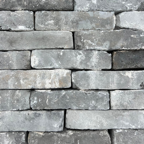 Reclaimed 2 3/8 inch Handmade Grey Brick | Pack of 400 Bricks | Free Delivery - Reclaimed Brick Company