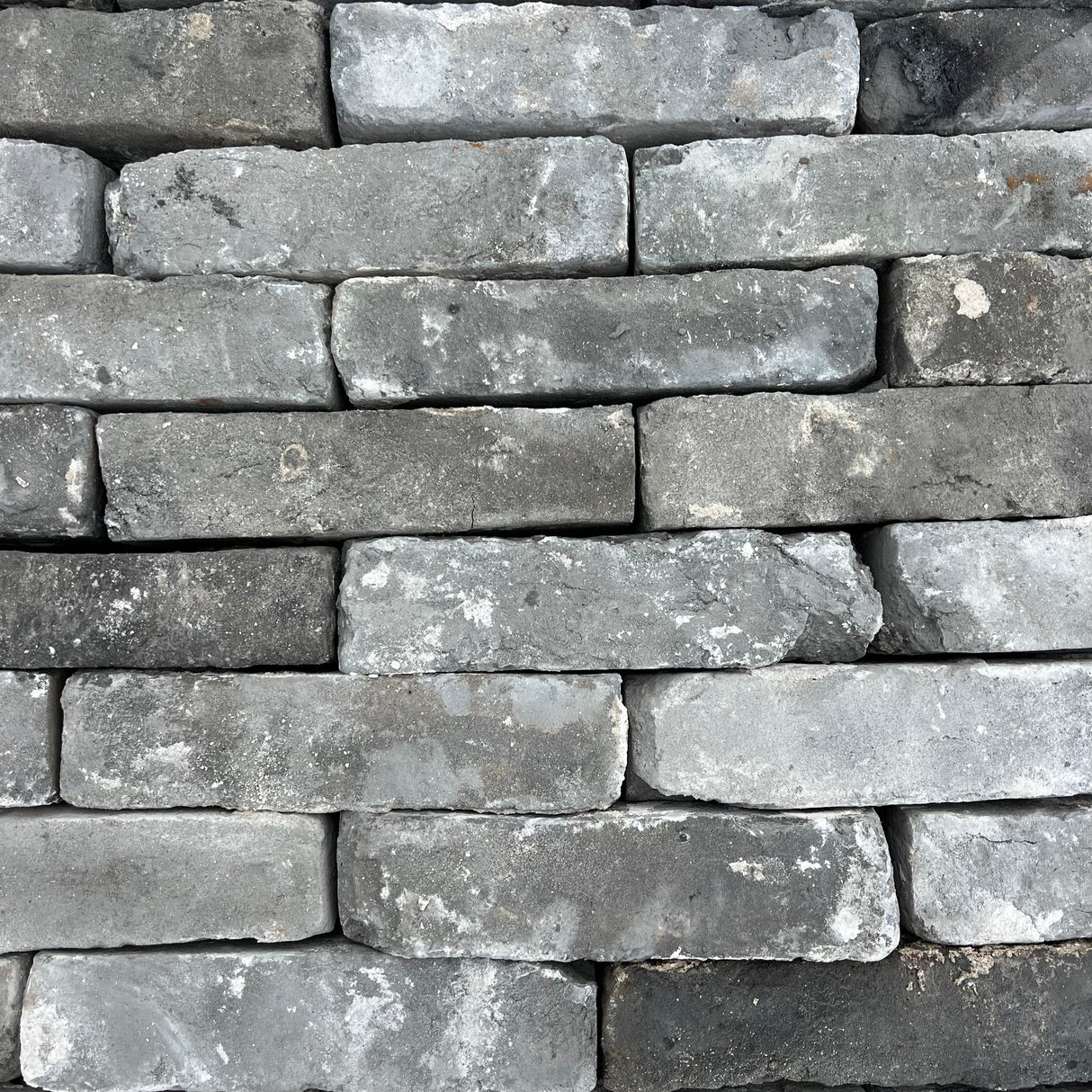 Reclaimed 2 3/8 inch Handmade Grey Brick | Pack of 400 Bricks | Free Delivery - Reclaimed Brick Company