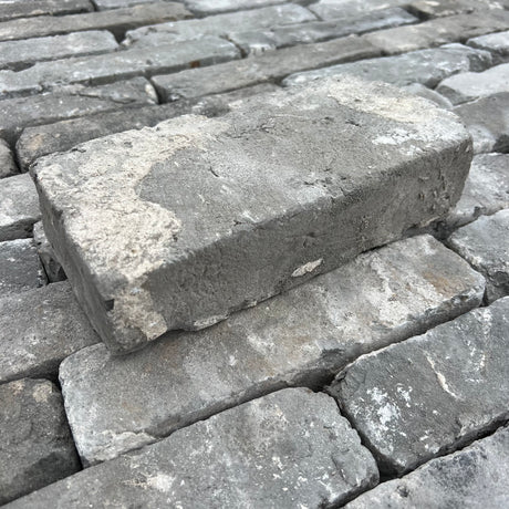 Reclaimed 2 3/8 inch Handmade Grey Brick | Pack of 400 Bricks | Free Delivery - Reclaimed Brick Company