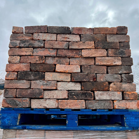 Historic Reclaimed 3 inch Victorian Handmade Imperial Bricks for restoration projects - Reclaimed Brick Company