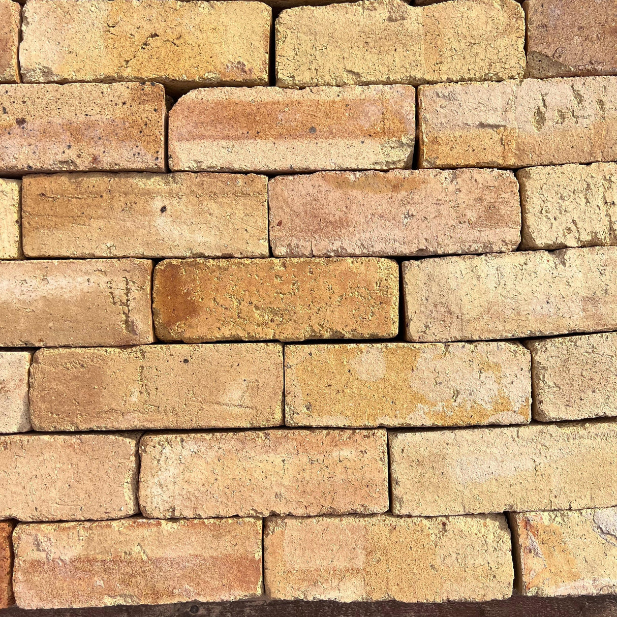 Reclaimed 3” Yellow Blend Imperial Bricks | Pack of 250 Bricks | Free Delivery - Reclaimed Brick Company