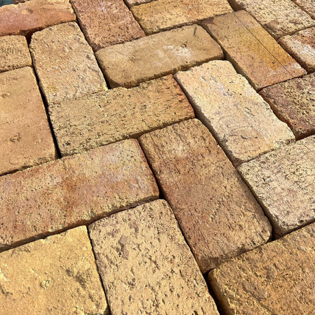 Reclaimed 3” Yellow Blend Imperial Bricks | Pack of 250 Bricks | Free Delivery - Reclaimed Brick Company