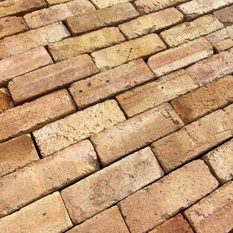 Reclaimed 3” Yellow Blend Imperial Bricks | Pack of 250 Bricks | Free Delivery - Reclaimed Brick Company