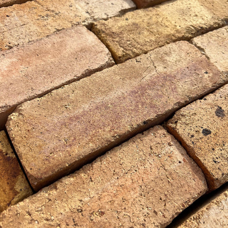 Reclaimed 3” Yellow Blend Imperial Bricks | Pack of 250 Bricks | Free Delivery - Reclaimed Brick Company